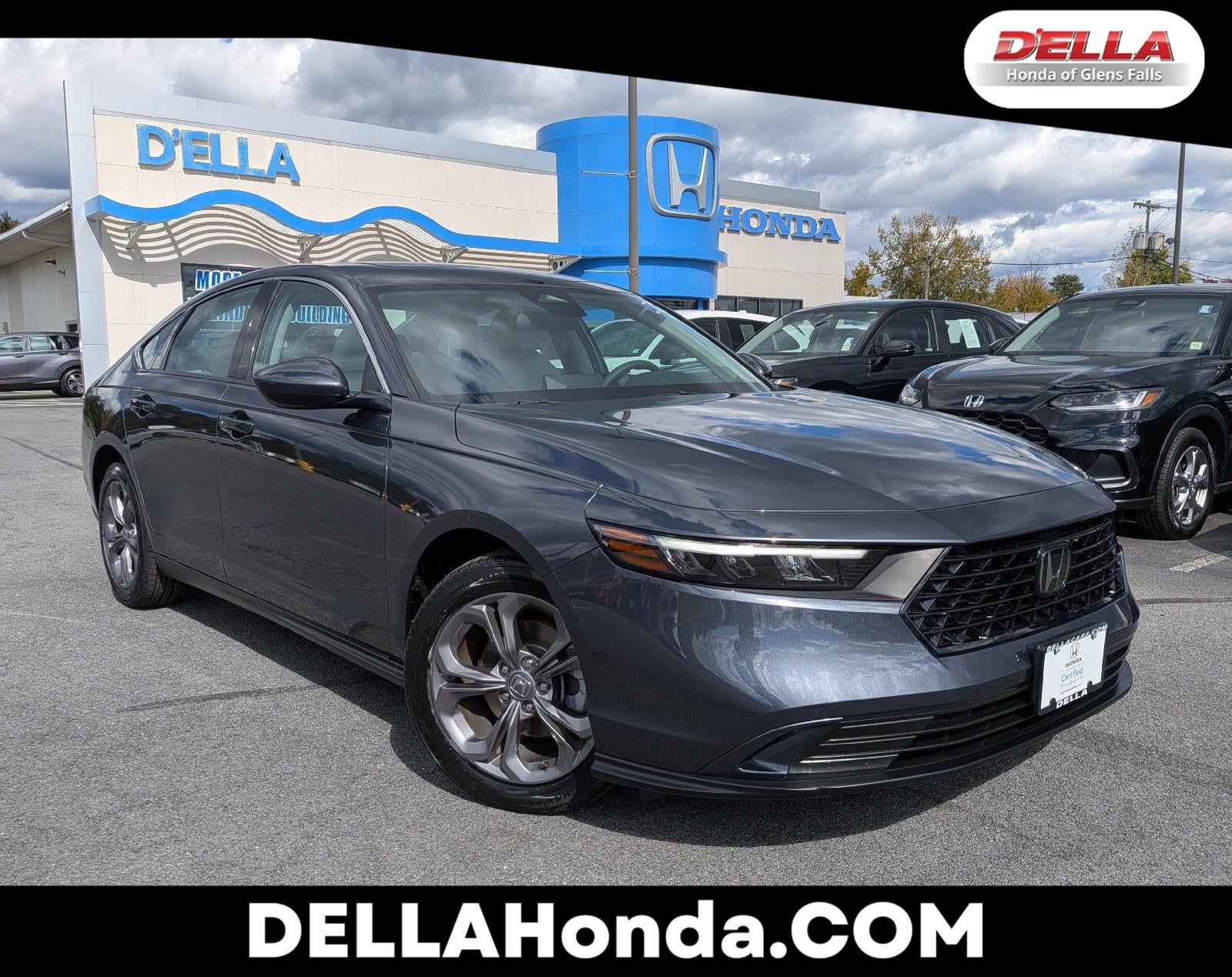 Meteorite Gray Metallic 2024 Honda Accord Sedan Front-Wheel Drive Continuously Variable Transmission