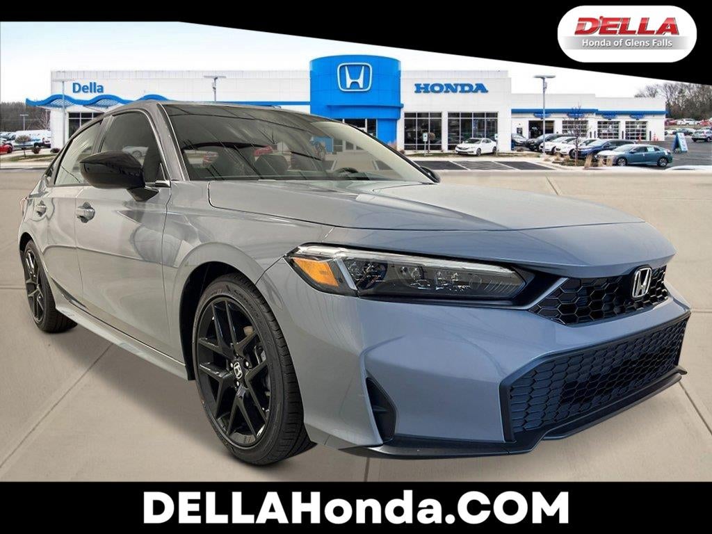 Urban Gray Pearl 2026 Honda Civic Sedan Front-Wheel Drive Continuously Variable Transmission