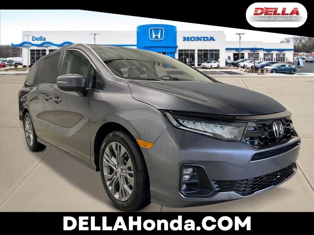 Gray (Modern Steel Metallic) 2026 Honda Odyssey Touring FWD Minivan Front-Wheel Drive Automatic