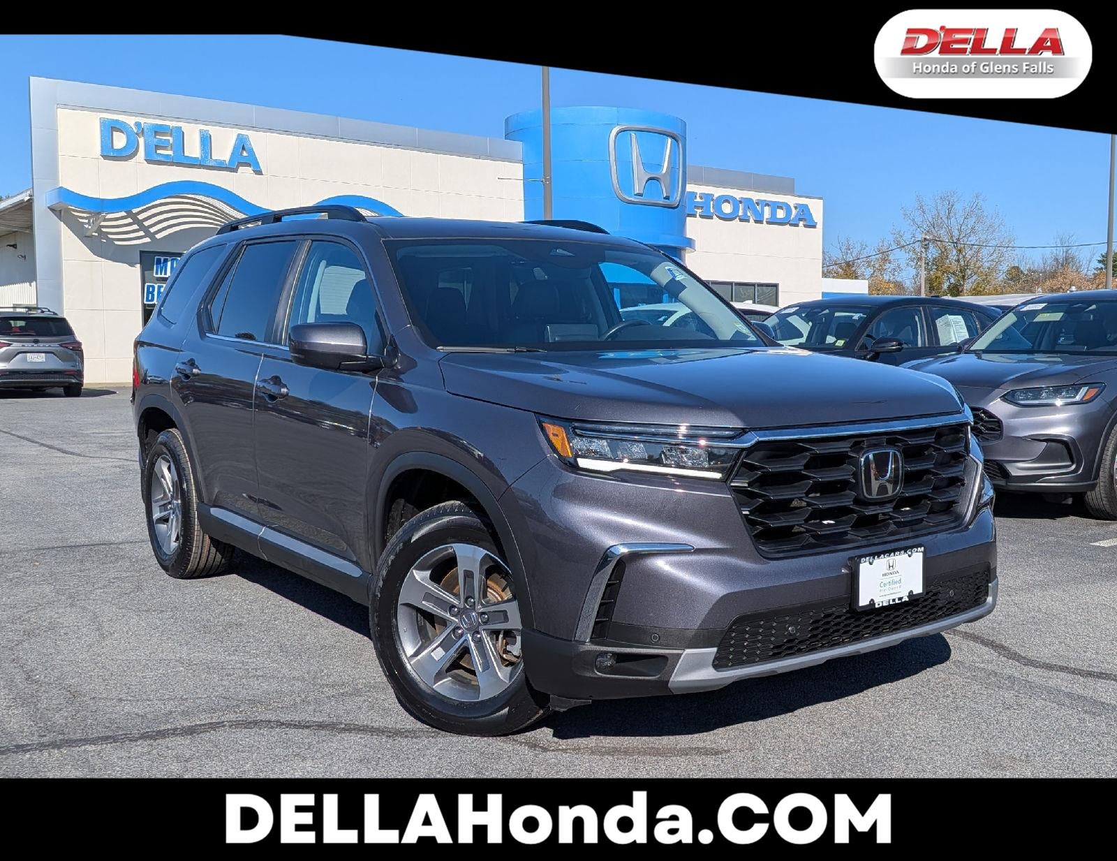 Gray (Modern Steel Metallic) 2024 Honda Pilot SUV / Crossover All-Wheel Drive Automatic