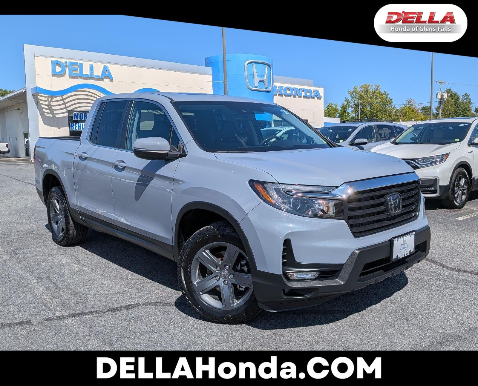 Gray 2023 Honda Ridgeline Pickup Truck All-Wheel Drive Automatic