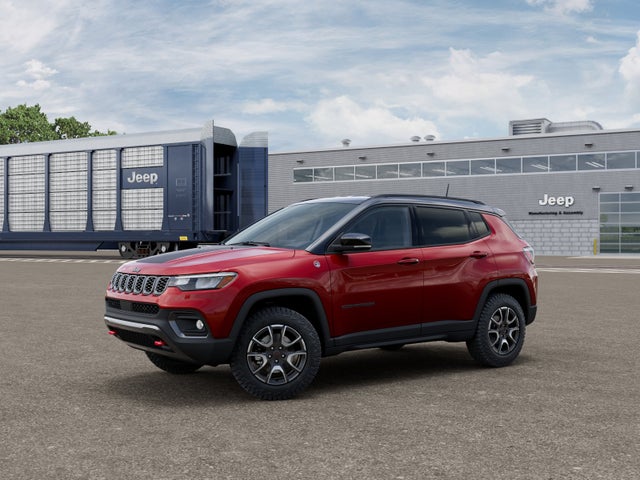 Red Hot Pearl-Coat Exterior Paint 2026 Jeep Compass Trailhawk 4WD SUV / Crossover Four-Wheel Drive 8-Speed Automatic