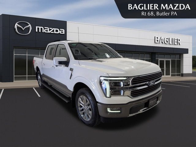 Star White Metallic Tri-Coat 2025 Ford F-150 Pickup Truck Four-Wheel Drive Automatic