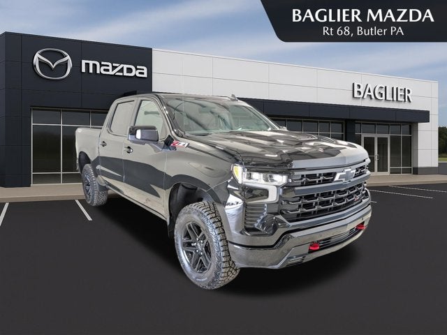 Black 2024 Chevrolet Silverado 1500 Pickup Truck Four-Wheel Drive Automatic