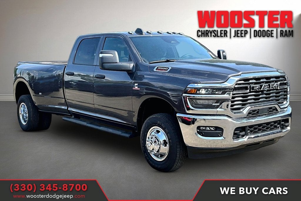 Granite Crystal Metallic Clear-Coat Exterior Paint 2026 RAM 3500 Pickup Truck Four-Wheel Drive Automatic