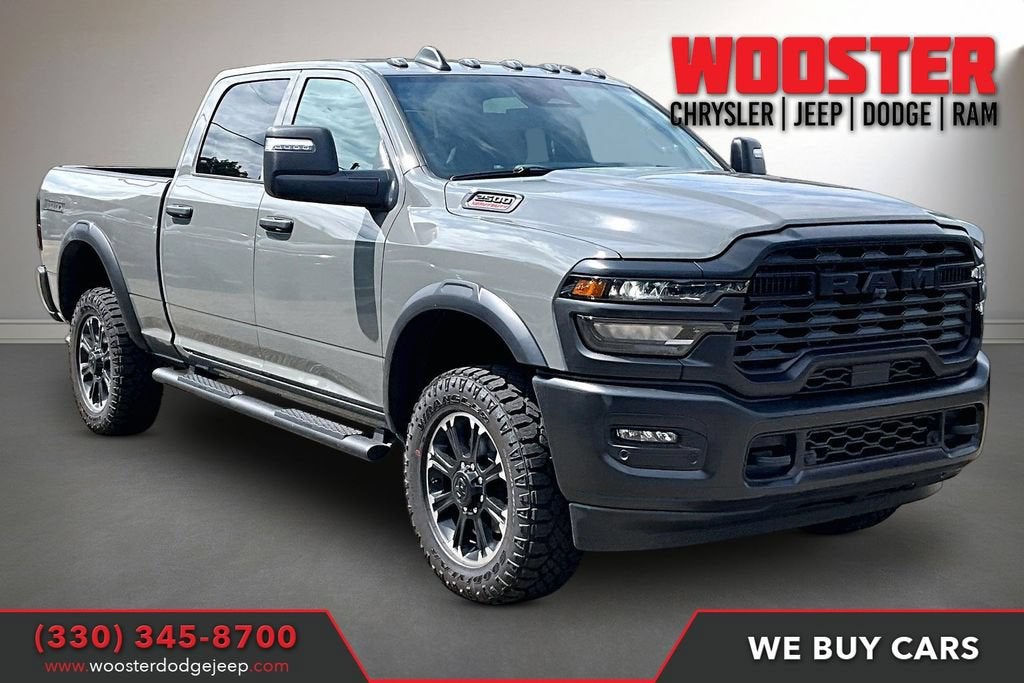 Ceramic Gray Clear-Coat Exterior Paint 2026 RAM 2500 Pickup Truck Four-Wheel Drive Automatic