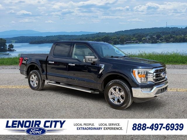Antimatter Blue Metallic 2023 Ford F-150 Pickup Truck Four-Wheel Drive Automatic
