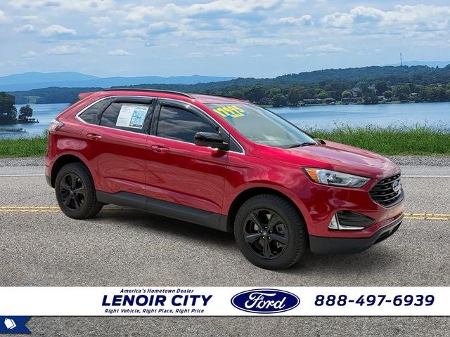 Rapid Red Metallic Tinted Clearcoat 2022 Ford Edge SUV / Crossover All-Wheel Drive 8-Speed Automatic
