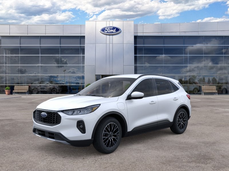Star White Metallic Tri-Coat 2024 Ford Escape Hybrid Plug-in SUV / Crossover Front-Wheel Drive Continuously Variable Transmission