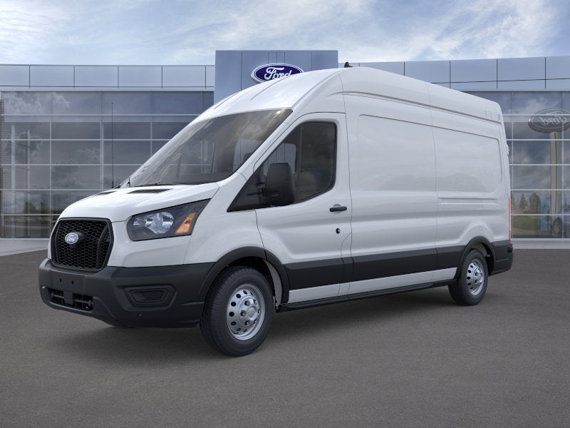 Oxford White 2026 Ford Transit Cargo 350 High Roof LB AWD Van All-Wheel Drive 