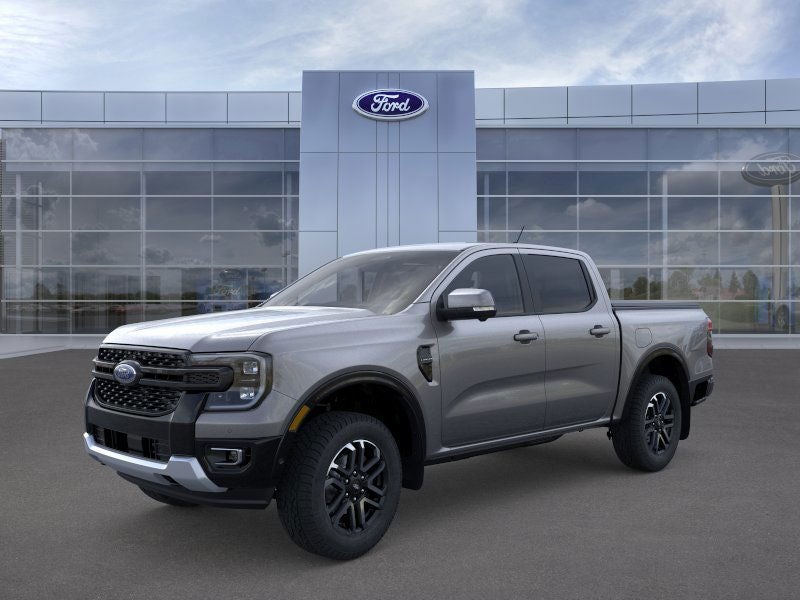 Carbonized Gray Metallic 2024 Ford Ranger Lariat SuperCrew 4WD Pickup Truck Four-Wheel Drive Automatic