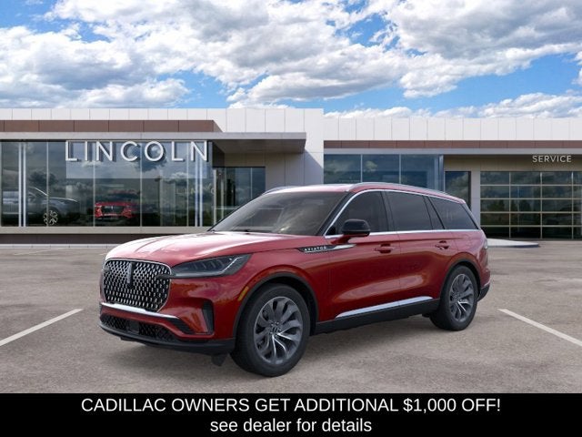 Red Carpet Metallic Tinted Clearcoat 2026 Lincoln Aviator SUV / Crossover Rear-Wheel Drive Automatic