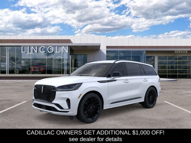 Pristine White Metallic Tri-Coat 2026 Lincoln Aviator SUV / Crossover Rear-Wheel Drive Automatic