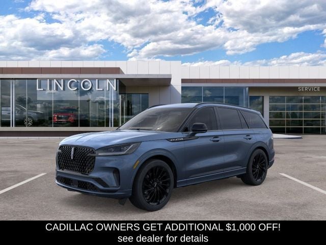 Whisper Blue Metallic Clearcoat 2026 Lincoln Aviator SUV / Crossover All-Wheel Drive Automatic