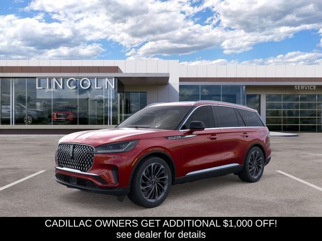 Red Carpet Metallic Tinted Clearcoat 2026 Lincoln Aviator SUV / Crossover All-Wheel Drive Automatic