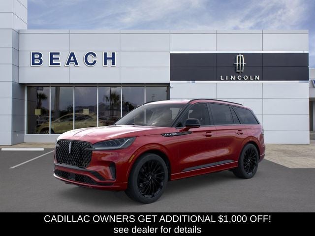 Red Carpet Metallic Tinted Clearcoat 2026 Lincoln Aviator SUV / Crossover All-Wheel Drive Automatic