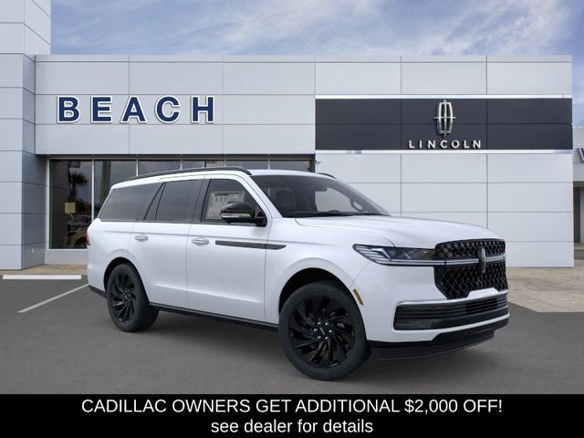 Pristine White Metallic Tri-Coat 2026 Lincoln Navigator SUV / Crossover Four-Wheel Drive Automatic