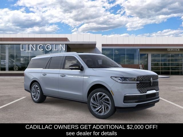 Gray Mist Metallic Tri-Coat 2026 Lincoln Navigator SUV / Crossover Four-Wheel Drive Automatic