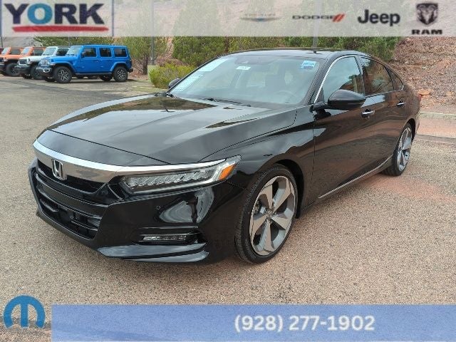 Crystal Black Pearl 2018 Honda Accord Sedan Front-Wheel Drive Continuously Variable Transmission