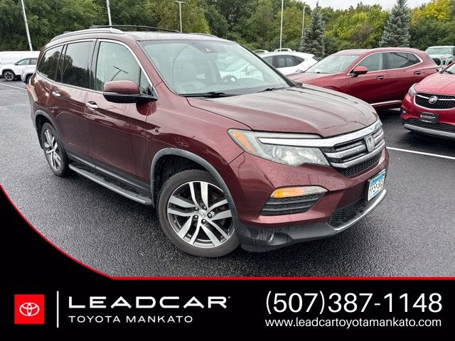 Red (Deep Scarlet Pearl) 2018 Honda Pilot SUV / Crossover All-Wheel Drive Automatic