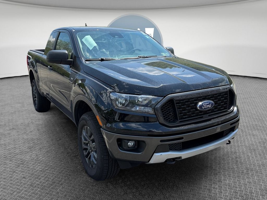 Shadow Black 2020 Ford Ranger XLT SuperCab 4WD Pickup Truck Four-Wheel Drive Automatic