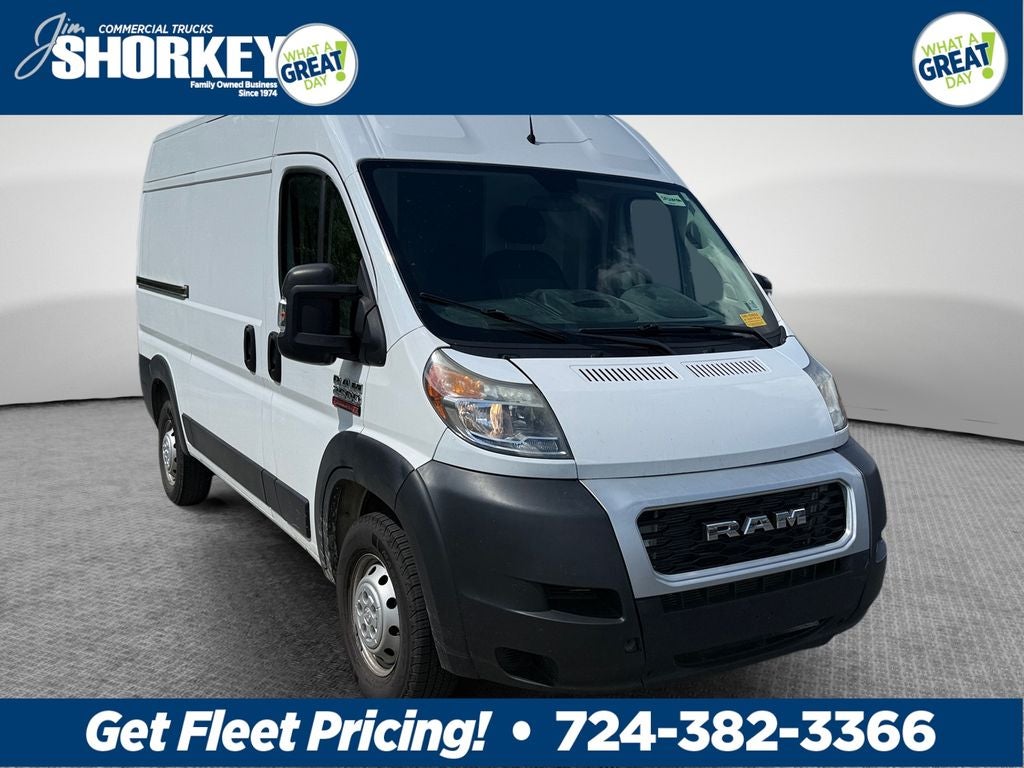 Bright White Clearcoat 2021 RAM ProMaster Van Front-Wheel Drive 6-Speed Automatic