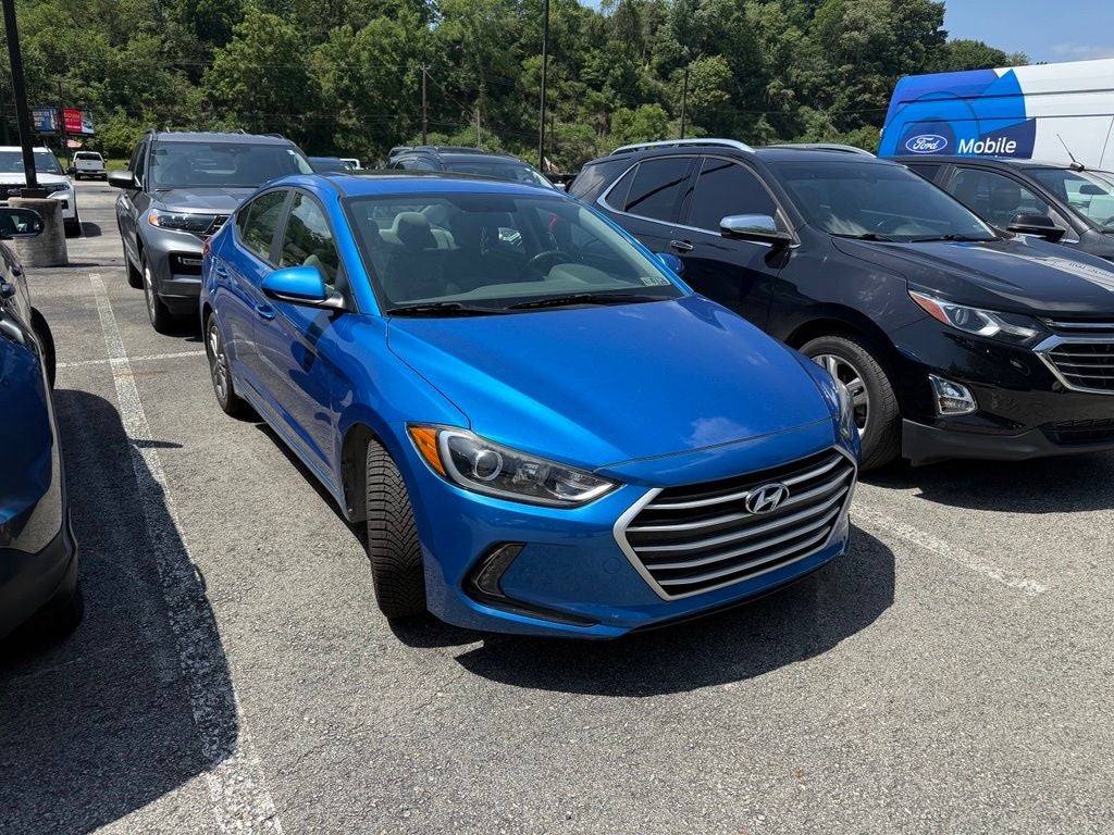 Electric Blue Metallic 2017 Hyundai Elantra Sedan Front-Wheel Drive 6-Speed Automatic