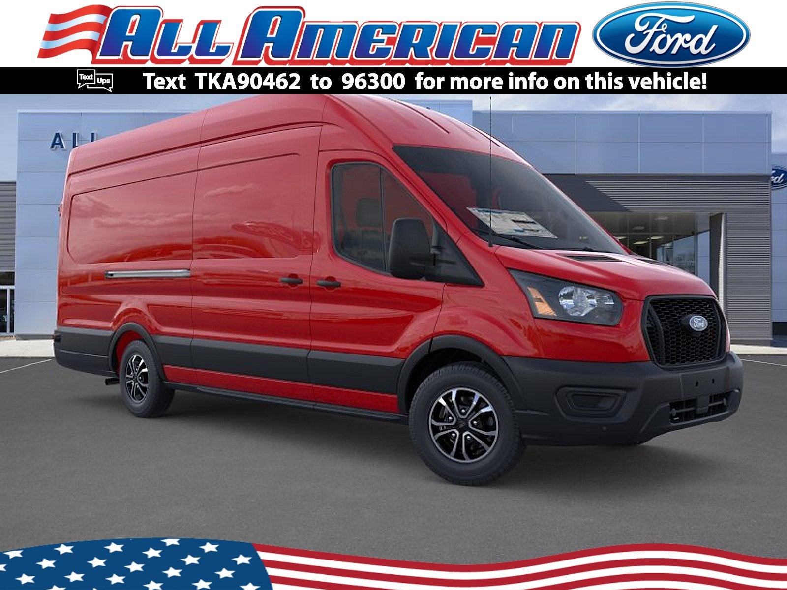 Race Red 2026 Ford Transit Cargo Van  Automatic