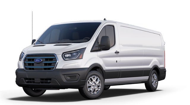 Oxford White 2024 Ford E-Transit Van Rear-Wheel Drive Automatic