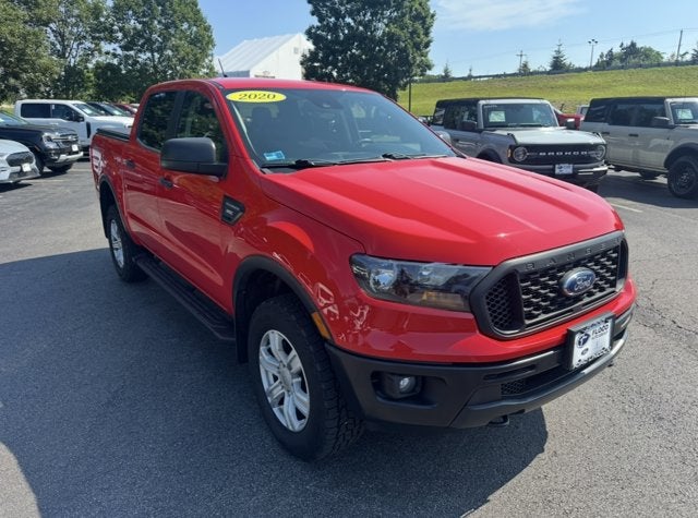 Red 2020 Ford Ranger Pickup Truck Four-Wheel Drive Automatic