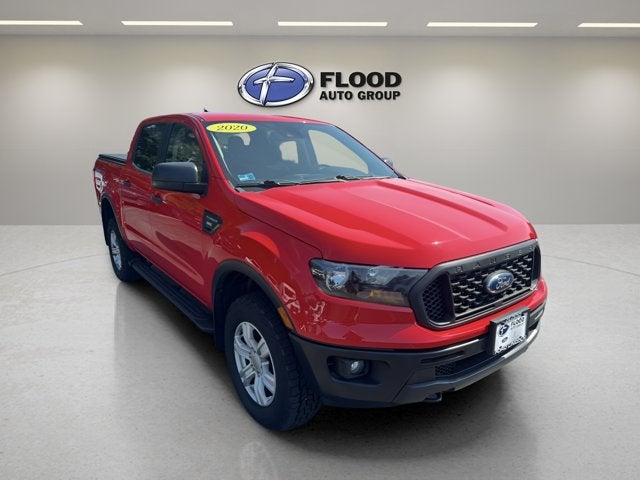 Red 2020 Ford Ranger Pickup Truck Four-Wheel Drive Automatic