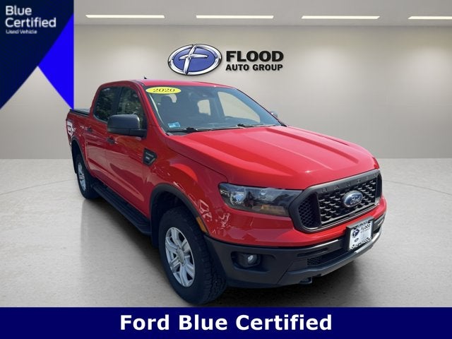 Red 2020 Ford Ranger Pickup Truck Four-Wheel Drive Automatic