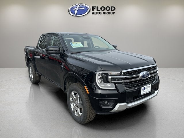 Black 2026 Ford Ranger Pickup Truck Four-Wheel Drive Automatic