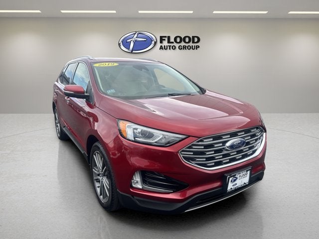Red 2019 Ford Edge SUV / Crossover All-Wheel Drive Automatic