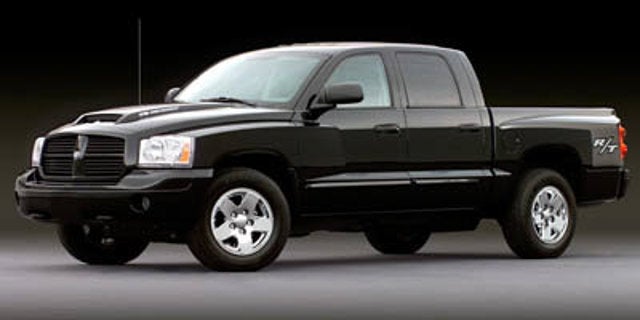 Red 2006 Dodge Dakota Pickup Truck Four-Wheel Drive 