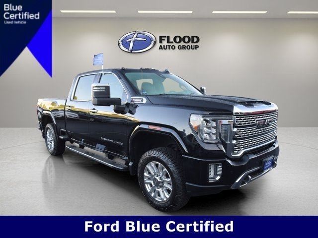 Black 2020 GMC Sierra 2500HD Denali Crew Cab 4WD Pickup Truck Four-Wheel Drive Automatic