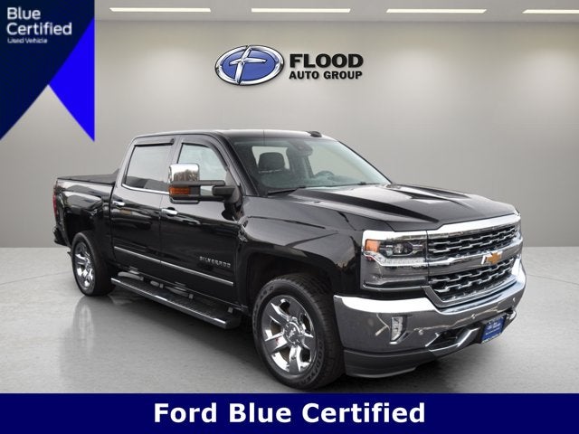 Black 2018 Chevrolet Silverado 1500 Pickup Truck Four-Wheel Drive Automatic