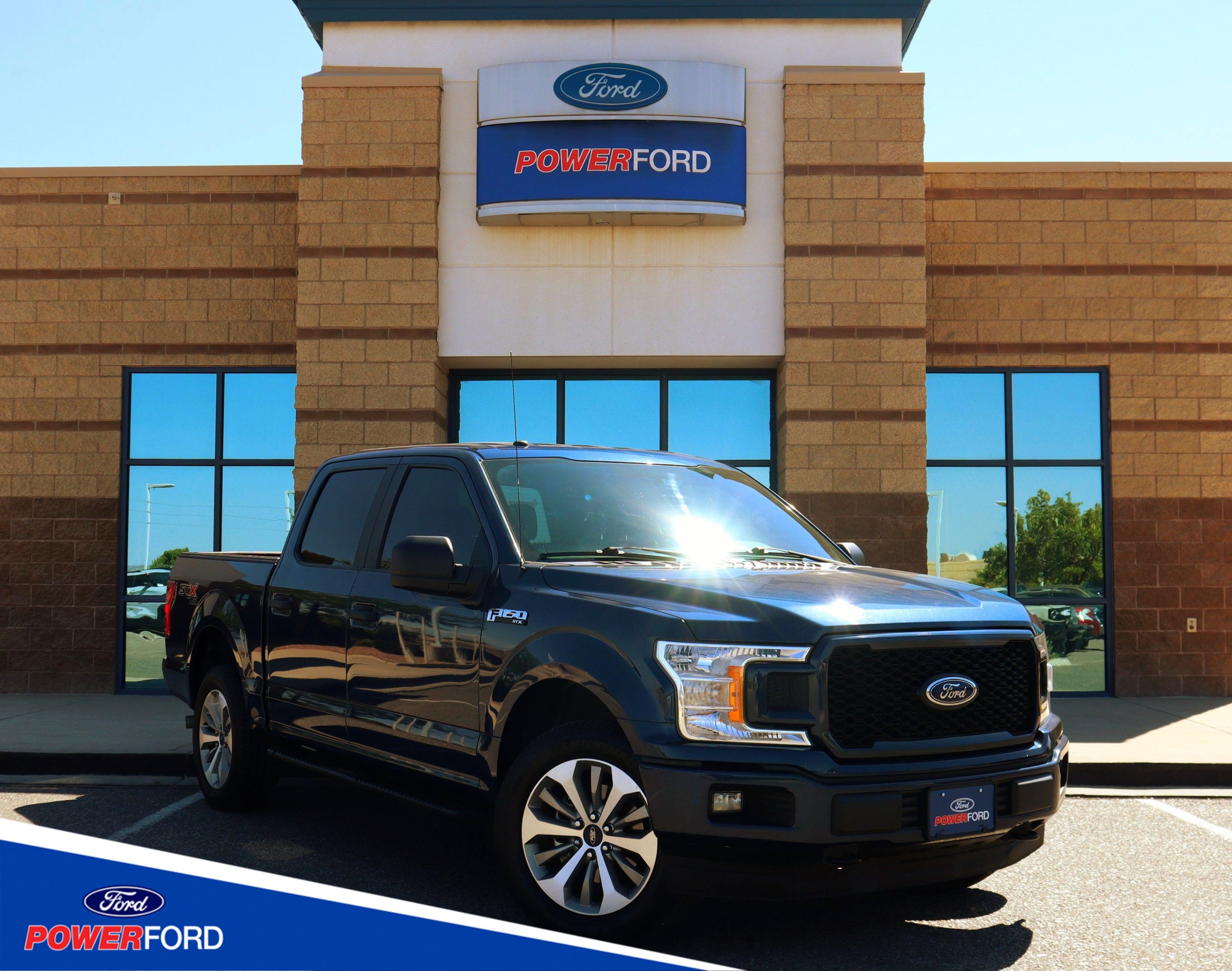 Blue Jeans Metallic 2018 Ford F-150 Pickup Truck Four-Wheel Drive Automatic
