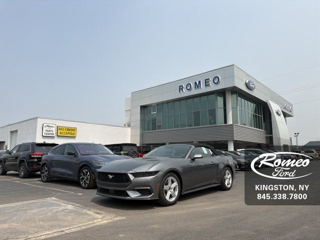 Carbonized Gray Metallic 2026 Ford Mustang Convertible Rear-Wheel Drive Automatic