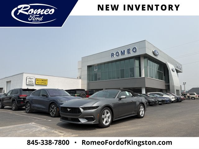Carbonized Gray Metallic 2026 Ford Mustang Convertible Rear-Wheel Drive Automatic