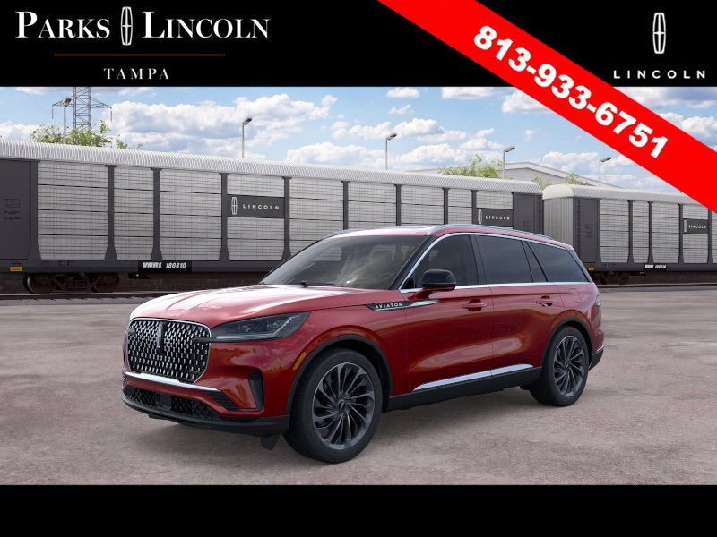 Red Carpet Metallic Tinted Clearcoat 2026 Lincoln Aviator SUV / Crossover Rear-Wheel Drive Automatic
