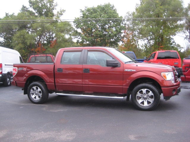 Red (Sunset Metallic) 2014 Ford F-150 Pickup Truck Four-Wheel Drive Automatic