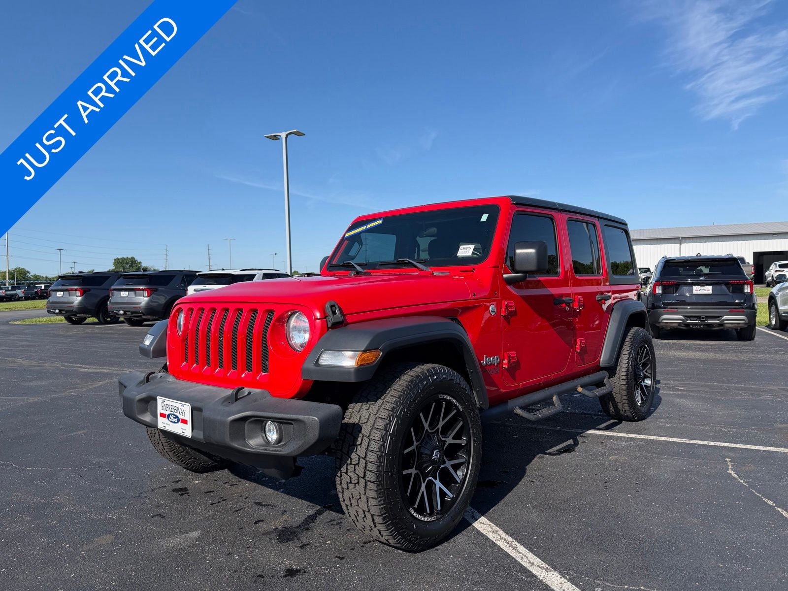 Firecracker Red Clearcoat 2019 Jeep Wrangler SUV / Crossover Four-Wheel Drive Automatic