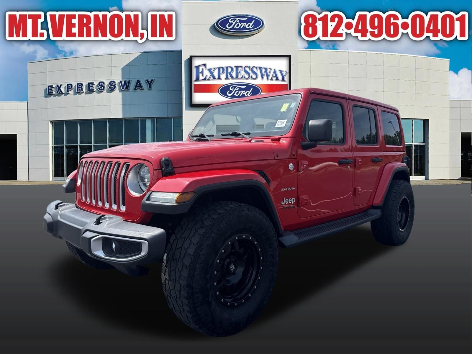 Firecracker Red Clearcoat 2018 Jeep Wrangler SUV / Crossover Four-Wheel Drive Automatic