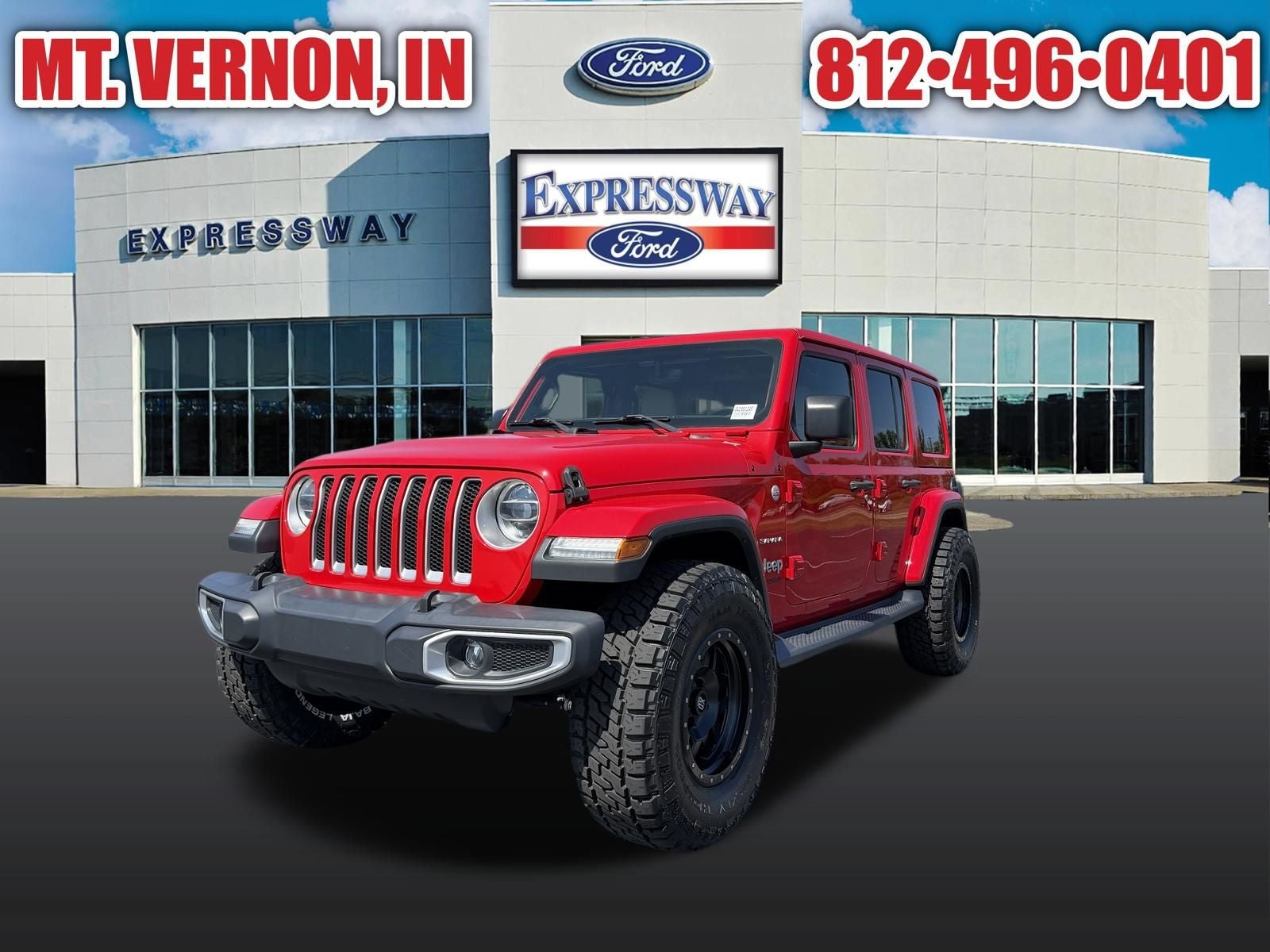 Firecracker Red Clearcoat 2018 Jeep Wrangler SUV / Crossover Four-Wheel Drive Automatic