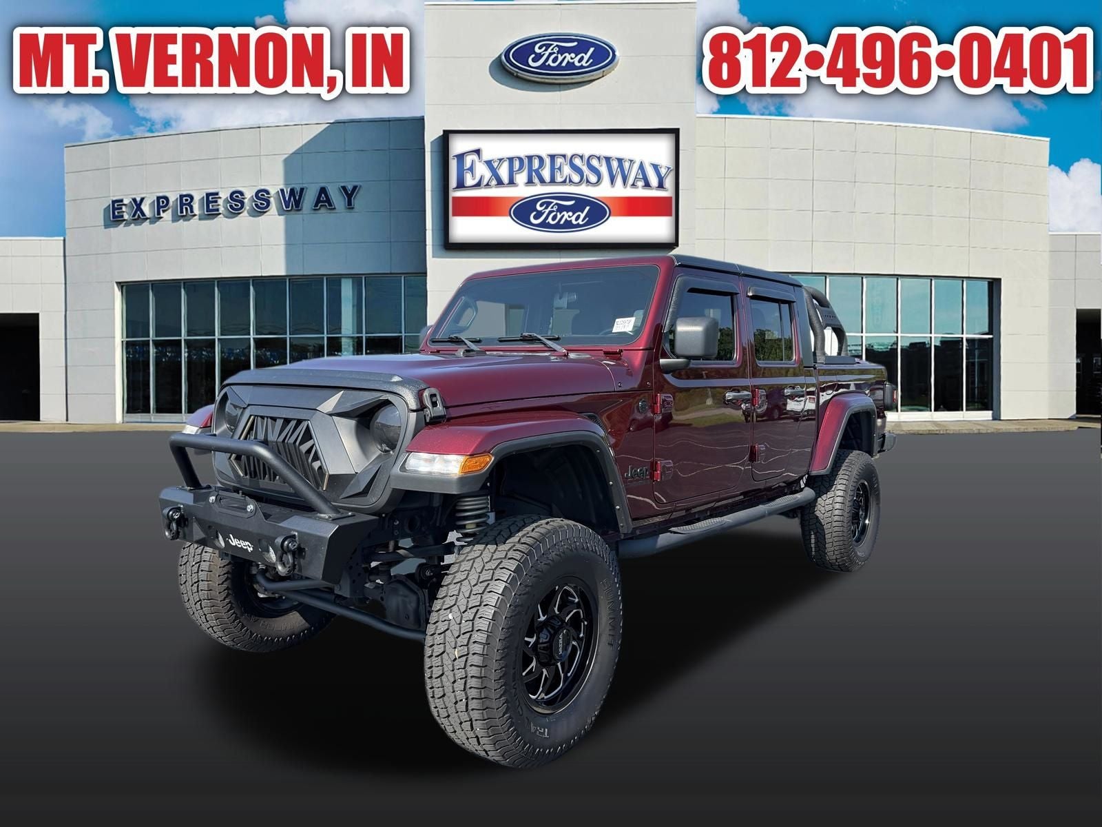 Snazzberry Pearlcoat 2022 Jeep Gladiator Pickup Truck Four-Wheel Drive Automatic
