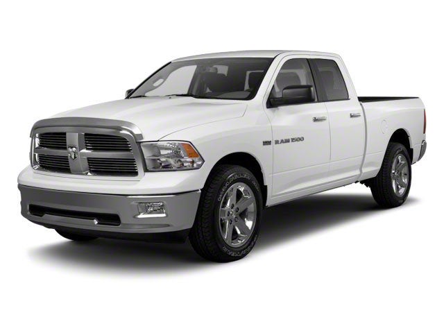 Bright White 2010 Dodge RAM 1500 Pickup Truck Four-Wheel Drive Automatic