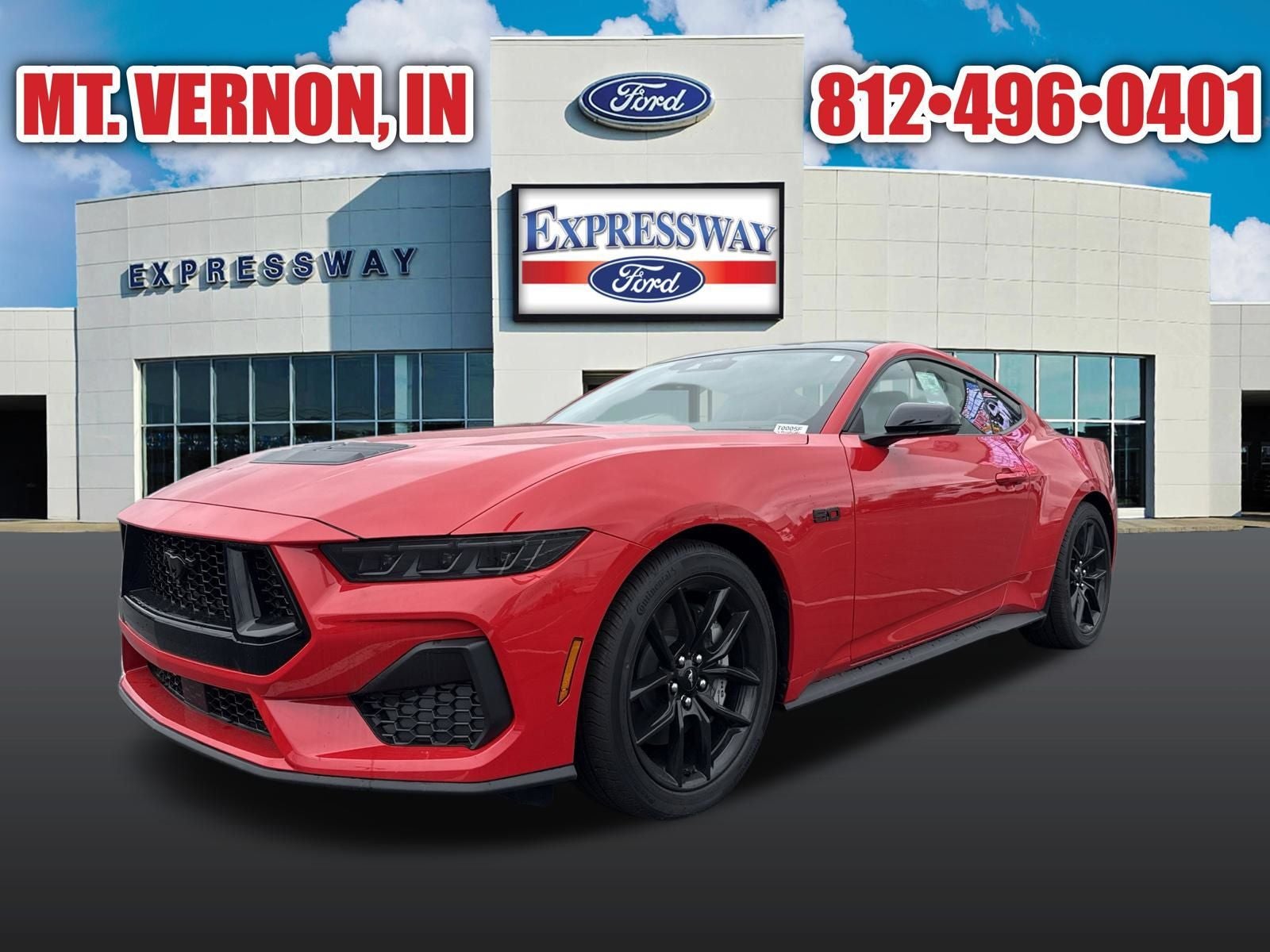 Race Red 2026 Ford Mustang Coupe Rear-Wheel Drive Manual