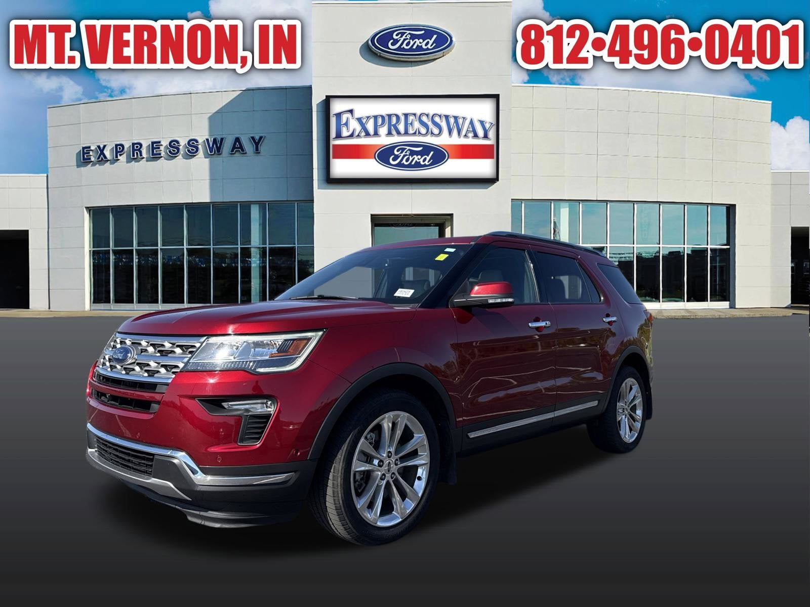 Ruby Red Metallic 2018 Ford Explorer SUV / Crossover All-Wheel Drive Automatic