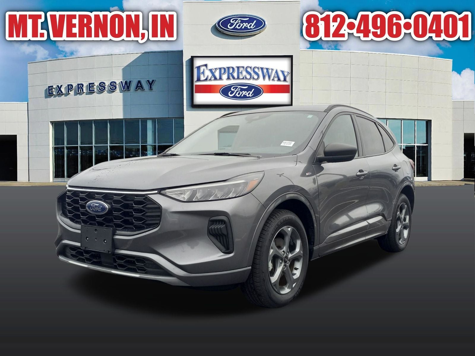 Carbonized Gray Metallic 2024 Ford Escape SUV / Crossover All-Wheel Drive Automatic
